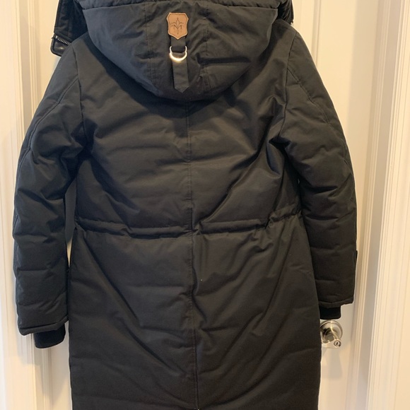 MACKAGE Black Down Parka With Hood - Size M (Hardly Worn) VERY WARM - Picture 4 of 11
